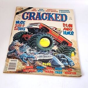 Vintage 1990 Cracked w/ Rolling Stones Poster